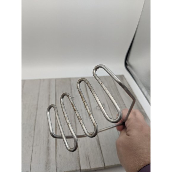 Vintage Potato Vegetable Masher Black Handle Utensil 10 1/2" - Picture 6 of 7